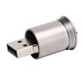 Miniatyrbillede 3 af 8: Unik Dåseformet U Disk Moderne Bærbar USB Flash Drive Messing Gul (128GB)