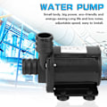 Miniatyrbilde 3 av 8: Mini Justerbar Hastighet Børsteløs Boost Vannpumpe 12V -40℃ ~100℃