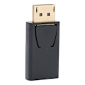 Miniatyrbillede 2 af 8: 4K DP Han til HD Multimedie Interface Hun Adapter 1.4V Guldbelagt Konverter Sort