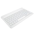 Pikkukuva 7 / 8: Langaton Bluetooth-näppäimistö 10 tuumaa RGB-taustavalolla neliönmuotoisilla näppäinhatuilla puhelimelle, tabletille, valkoinen, thai