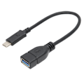 Miniatyrbild 6 av 8: USB 3.1‑Type C till USB 3.0 Adapterkabel 20cm Laddning Anslutande Datakabel Omvandlare Sladd