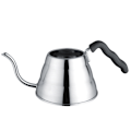 Miniatyrbillede 7 af 8: Rustfri stål hånddryp kande kaffe- og tekedel med gåsehalsformet tud