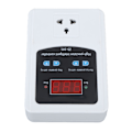 Miniatyrbillede 3 af 8: Digital Temperaturregulator 1500W 10A LCD-skærm Digital Termostatregulator til Inkubator Brygning Drivhus EU Stik 220V