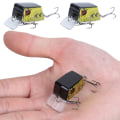 Miniatyrbilde 7 av 8: 3 stk Cube Mini Agns Fiske Kunstfiske Agns Fiskeutstyr med Skarpe Kroker 3#