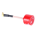 Miniatyrbillede 4 af 8: 5.8Ghz 3dBi LHCP High Gain Antenne til FPV Racing Drone RC Dele Tilbehør Rød Vinklet MMCX