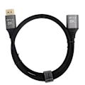 Miniatyrbillede 1 af 8: Forlængerkabel Adapter Display Port 1.4 Han til Hun High Definition 8K ved 60Hz 4K ved 144Hz 1 Meter