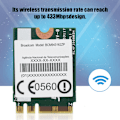 Pikkukuva 6 / 8: Dual Band 433Mpbs Network NGFF M2 Langaton WIFI-kortti 802.11AC Lenovolle