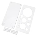 Miniatyrbillede 3 af 8: Bartender Kit Stand Aftagelig Pladsbesparende Lugtfri Multipurpose Plast Bartender Værktøjsholder til Bar Hjem Hvid Lille
