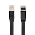 Miniatyrbillede 2 af 3: CAT7 RJ45 600MHz Patch Skærmet Lan Netværkskabel Fladt Ethernet Kabel 3m