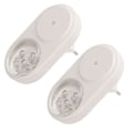 Miniatyrbillede 7 af 8: 2 stk. Plug-in Natlampe LED RGB Varm Hvid Tilstand 55 Lumen Sød Børnelampe til Soveværelse EU Stik 100‑240V