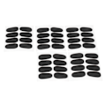 Miniatyrbilde 5 av 8: 40 stk. Munnstykke Puter Lapper Pads Tilbehør for Alt-/Tenorsaksofon Klarinett Svart 0,5 mm