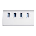 Miniatyrbillede 4 af 8: Aluminiumslegering 4 Porte USB3.0 Hub Høj Hastighed Computer/Laptop Splitter Adapter