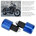 Miniatyrbilde 7 av 8: 2 stk Motorsykkel Modifikasjonstilbehør Styreendende Plugg for 22 mm Diameter Styre (Blå)