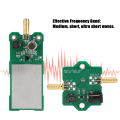 Miniatyrbillede 8 af 8: MetalPC Micro Radio MF / HF / VHF / SDR Grøn Antenne til Krystalradio / Transistorradio