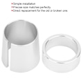 Miniatyrbillede 7 af 8: 1 tommer Konisk Drivaksel Koblingsaks Adapterforbindelse Sølv Aluminium Holdbar Tilbehør