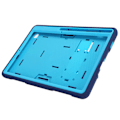 Miniatyrbild 6 av 8: Tabletfodral Stöttåligt Mjukt Lätt Handsfree Skyddsfodral för Galaxy Tab S6 Datorblå
