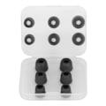 Miniatyrbild 1 av 8: 6 st NB M1 Långsam Återhämtning Full Memory Svamp Silikon Öronpropp In-Ear Ljudreducering Öronmuff Ersättning (Full Memory Svamp (Svart))