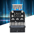 Miniatyrbild 5 av 8: 19PIN till 2-Port USB 3.0 Adapter Konverter Svart ABS Datortillbehör