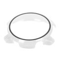 Miniatyrbilde 6 av 8: Klokkeglass Skjermbeskytter Rund Form Full Beskyttende Ultratynn Klokkeskjermbeskytter for Pace 2 Transparent