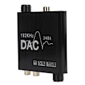 Miniatyrbilde 3 av 8: Digital til Analog Audio Konverter Adapter RCA 192KHz 24bit Bass Volumkontroll