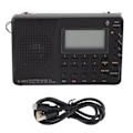 Pikkukuva 1 / 8: K‑603 FM/AM/SW Radio Monitoiminen Kannettava Pieni Radio Stereokaiutin REC-tallennin