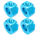 Miniatyrbillede 4 af 8: Aluminiumlegering Hex Hub Udvidelsesstykke Tilbehør til Traxxas/TRX4 1/10 RC Modelbil Blå