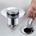 Miniatyrbilde 1 av 4: Universal vaskeställ studsavloppsfilter Pop Up Handfat avloppsplugg Nytt