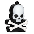 Miniatyrbillede 5 af 8: U Disk Kraniet Personlighed Nye Gaver Kompakt Mini U Disk Flash Disk Halloween Gaver 128GB