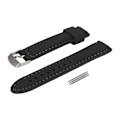 Miniatyrbillede 2 af 8: Silikone Urrem Urrem Justerbar Armbåndsur Udskiftningsdel 20mm
