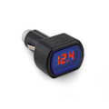 Miniatyrbilde 2 av 6: Voltmeter for bil - Sigarettuttak black