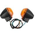 Miniatyrbilde 6 av 8: 2 stk Motorsykkel Foran Bak Blinklys Indikatorlampe Erstatning for Suzuki DL 1000 650 VStrom (gul)