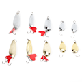 Miniatyrbillede 7 af 8: 10 stk. Sequin Hard Lure Metal Kunstig Simuleret Spoon Agnsæt Fiskeri Tackle Box