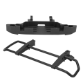 Pikkukuva 8 / 8: Metallinen etupuskuri ja pohja RC-auton lisävarusteet sopivat TRX4 / TRX6 1/10 RC Crawler -autoihin (musta)