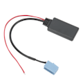 Pikkukuva 8 / 8: Autoradion Bluetooth-moduuli vastaanotin AUX IN -kaapeliadapteri sininen 8-napainen ISO-liitin Blapunkt CD-soittimelle