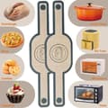 Two Silicone Baking Mats for Bread, Baking Sheets, and Dough - Reusable Non-Stick Baking Mats, 56 x 15 cm