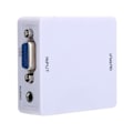 Pikkukuva 2 / 8: VGA - High Definition Multimedia Interface -muunnin Mini HD 1080P muunnoslaatikkoadapteri valkoinen