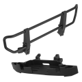 Pikkukuva 4 / 8: Metallinen etupuskuri ja pohja RC-auton lisävarusteet sopivat TRX4 / TRX6 1/10 RC Crawler -autoihin (musta)