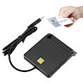 Miniatyrbillede 5 af 8: USB2.0 multifunktionel smartkortlæser til M2 / MS / Bank / ID / SIm Memory / CAC-kort