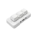 MK321BT 3-Button Mini Custom Mechanical Keyboard, White