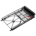 Pikkukuva 4 / 8: RC Crawler -auton metallinen kattoteline tavarateline 10 LED-valonauhalla HSP/Traxxasille