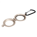 Miniatyrbilde 7 av 8: Beskyttelsesetui for telefonfinder, metallramme, anti-tapt dekselholder med karabinkrok for IOSGold