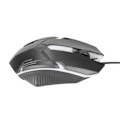 Miniatyrbilde 7 av 8: USB Mus M3 Bakgrunnsbelysning Modus Kablet Mus Ergonomisk Design Datamus for Macbook Laptop PC Svart