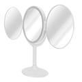 Miniatyrbillede 8 af 8: LED Makeup Spejl Foldbart Roterbart Spejl Touch Kosmetisk Spejl til Soveværelse Omklædningsrum Hvid