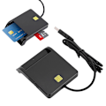 Miniatyrbild 6 av 8: USB2.0 multifunktionell smartkortläsare för M2 / MS / Bank / ID / SIm-minne / CAC-kort