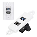 Miniatyrbilde 8 av 8: HDMI USB3.0 To i ett Integrert Multimedia Veggpanel Lyd Video Socket