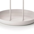 Miniatyrbilde 5 av 5: Serveringsbrett Metall Rundt Bærbart Bordplate Oppbevaringsbrett Enkel Moderne Stil med Håndtak Grå