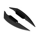 Miniatyrbilde 6 av 8: 1 Par Motorsykkel Sidevinger Aerodynamisk Ving Spoiler Universal for Motorsykkel Elektriske Sykler Svart