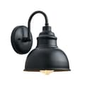 Pikkukuva 2 / 6: Vintage seinävalaisin Gooseneck Barn Flat Light (musta)