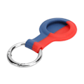 Miniatyrbilde 8 av 8: Tofarget Silikon Beskyttelsesdeksel med Metallspenne Kompatibel for IOS Locator Rød+Blå