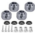 Pikkukuva 8 / 8: Hex Hub Leventävä Liitin 8mm Lisävaruste Traxxas/TRX4/TRX6 1/10 RC Malliauto Titaanin Väri